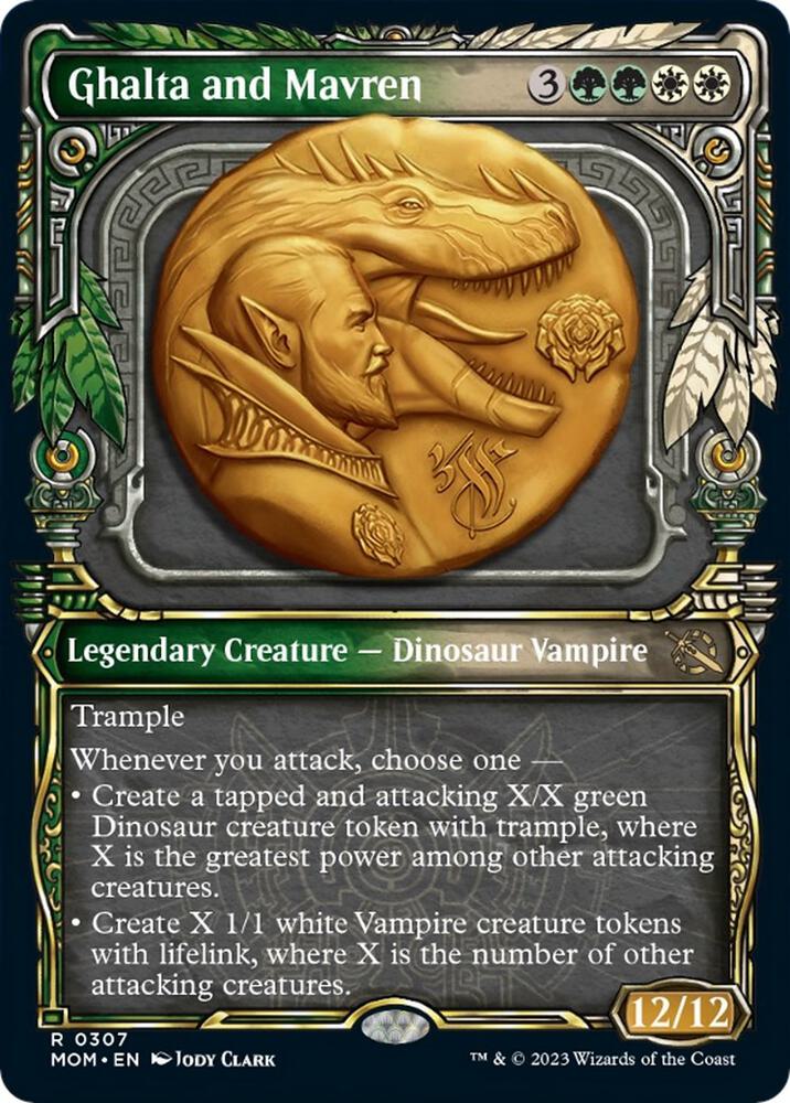 Ghalta and Mavren 307 (March of the Machine)  - Showcase Foil | Good Games Adelaide SA