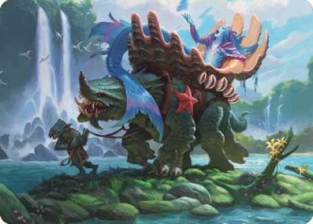 Vodalian Mindsinger Art Card [Dominaria United Art Series] | Good Games Adelaide SA