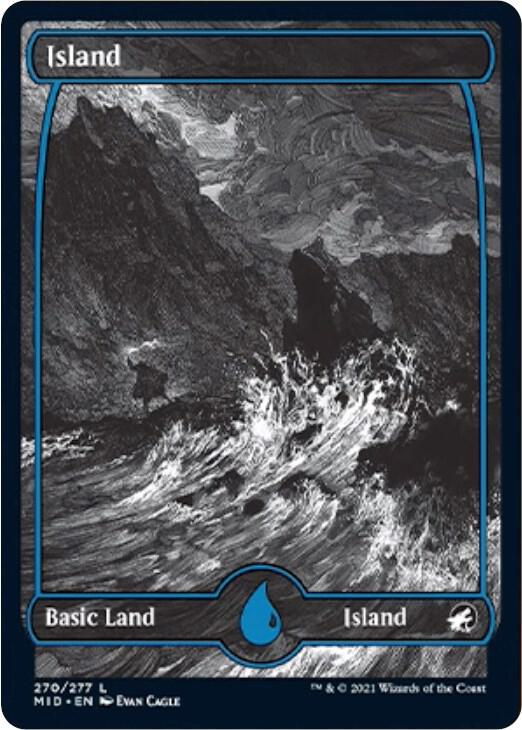 Island 270 270 (Innistrad: Midnight Hunt)  - Foil | Good Games Adelaide SA