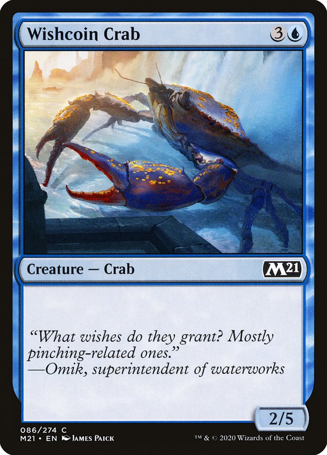 Wishcoin Crab 86 (Core Set 2021)  - Foil | Good Games Adelaide SA
