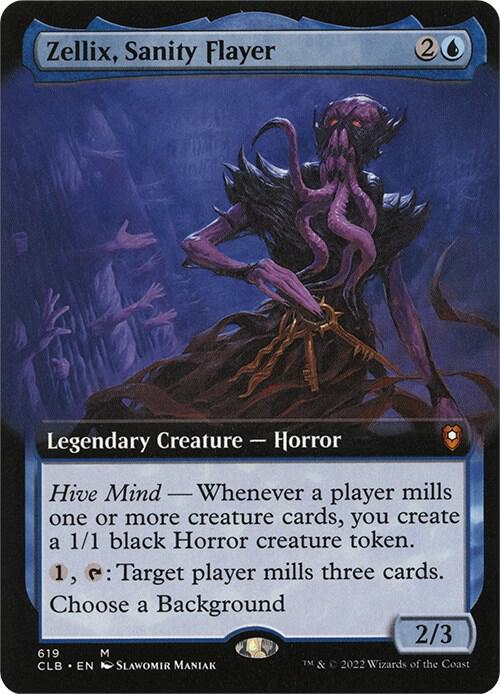 Zellix Sanity Flayer Extended Art 619 (Commander Legends: Battle for Baldur's Gate)  | Good Games Adelaide SA