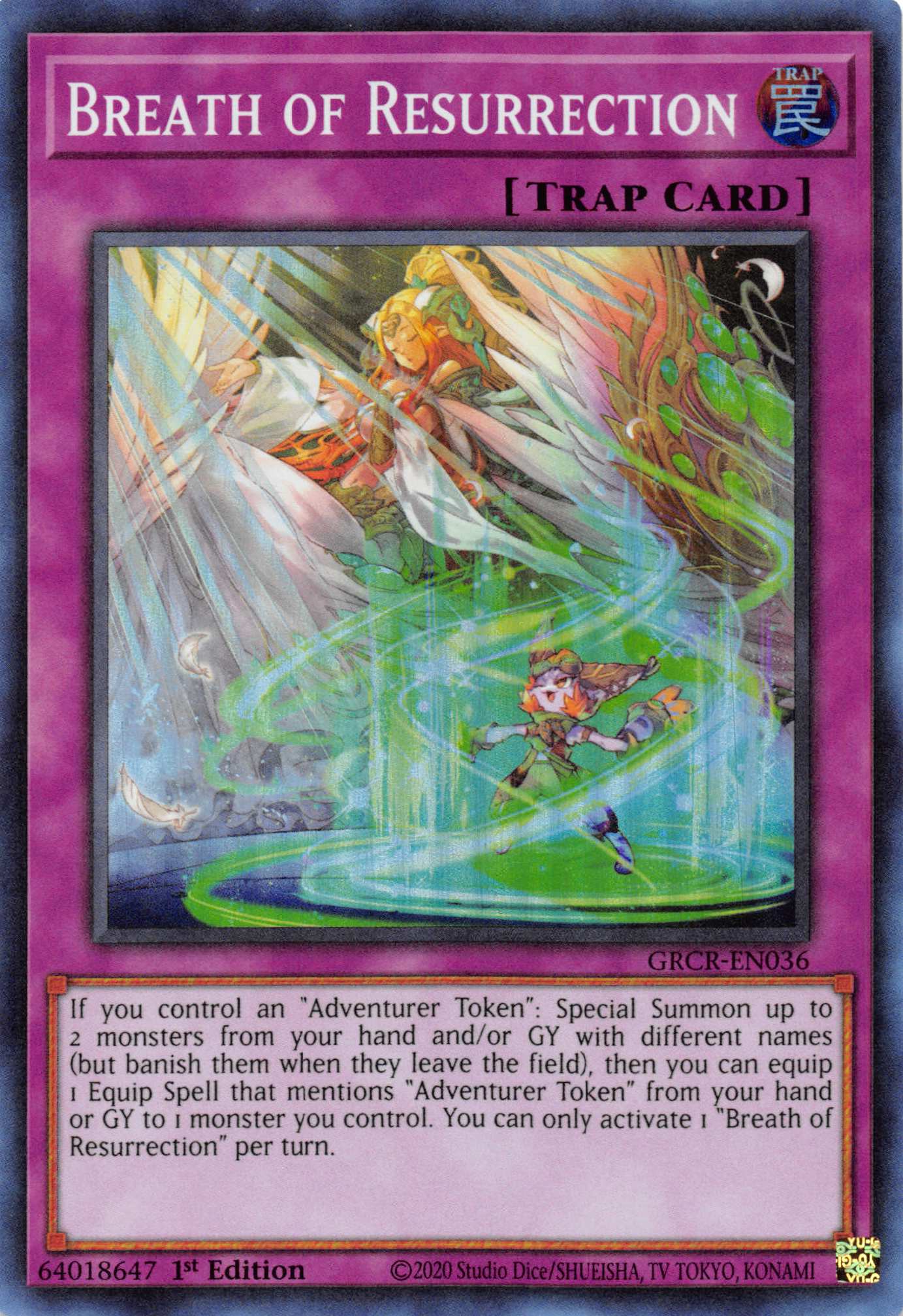 Breath of Resurrection [GRCR-EN036] Super Rare | Good Games Adelaide SA