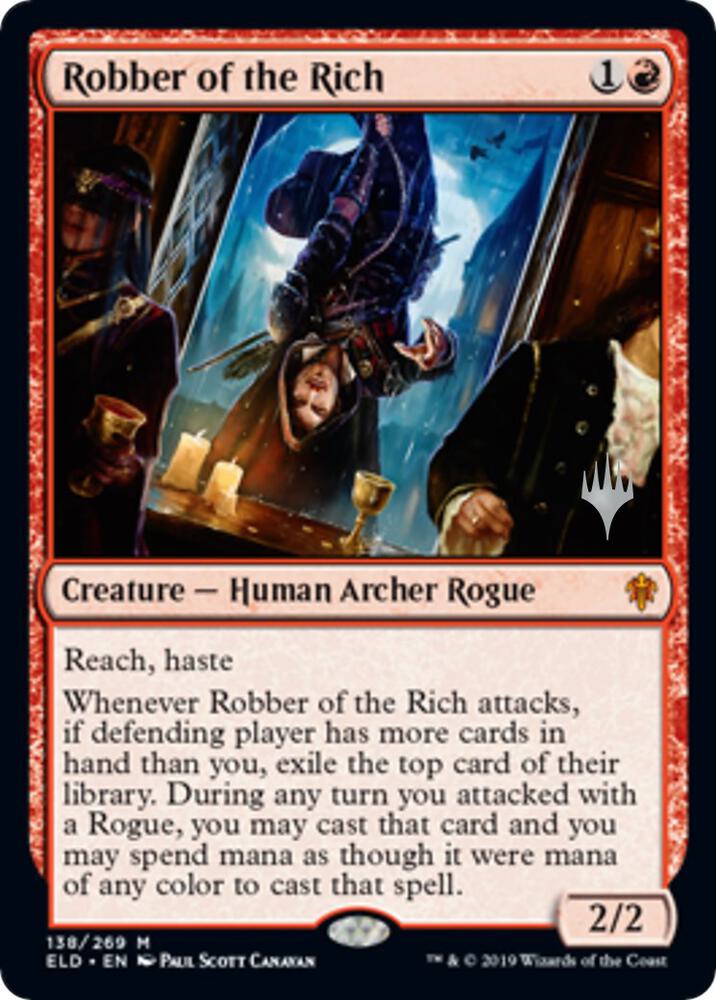 Robber of the Rich 138 (Promo Pack: Throne of Eldraine)  - Foil | Good Games Adelaide SA