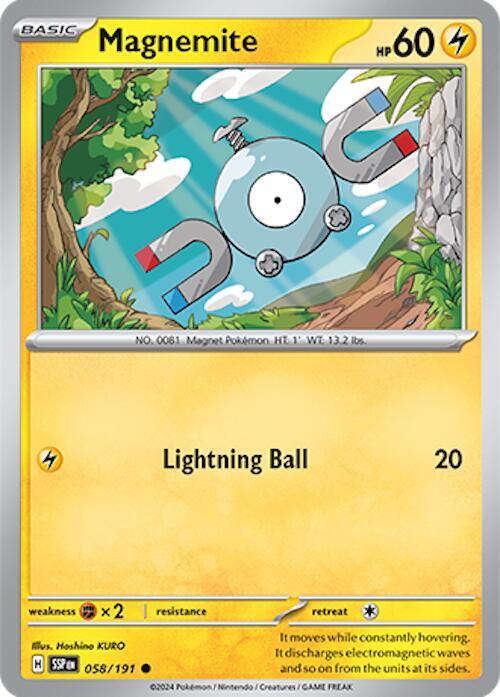 Magnemite 058/191 (SV08: Surging Sparks)  | Good Games Adelaide SA