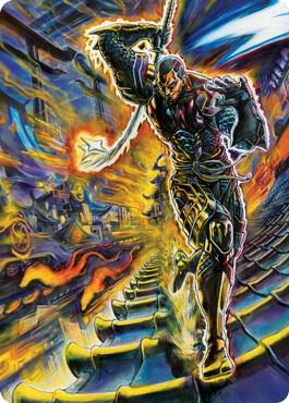 Kaito Shizuki Art Card 71 81 71 (Art Series: Kamigawa: Neon Dynasty)  | Good Games Adelaide SA