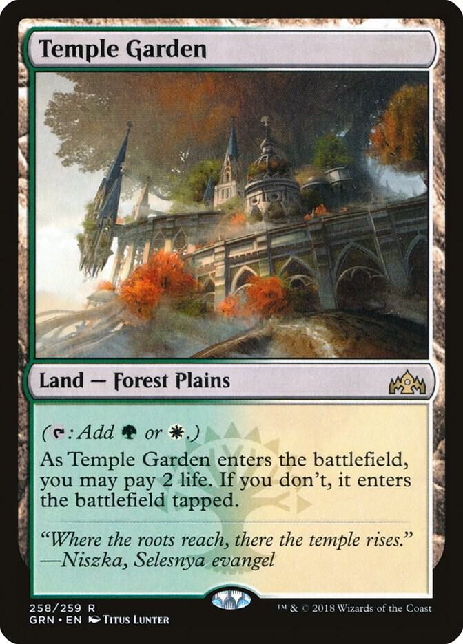 Temple Garden 258 (Guilds of Ravnica)  - Foil | Good Games Adelaide SA