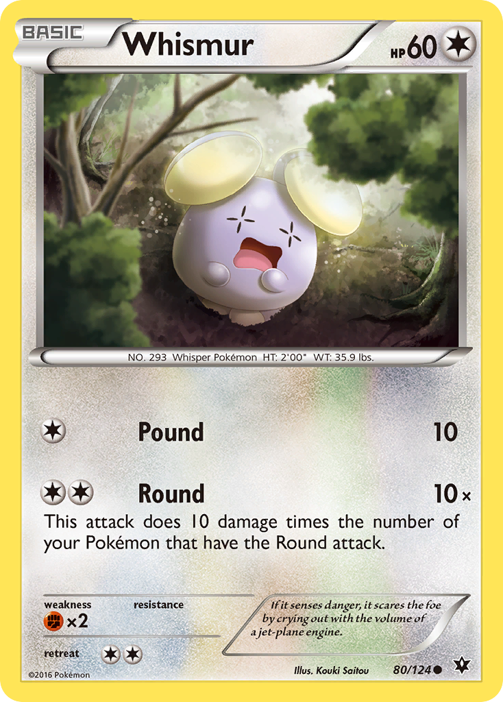 Whismur (80/124) [XY: Fates Collide] | Good Games Adelaide SA