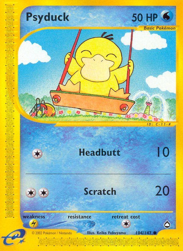 Psyduck (104/147) [Aquapolis] | Good Games Adelaide SA