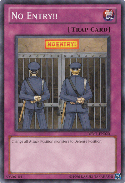 No Entry!! [DEM1-EN020] Common | Good Games Adelaide SA