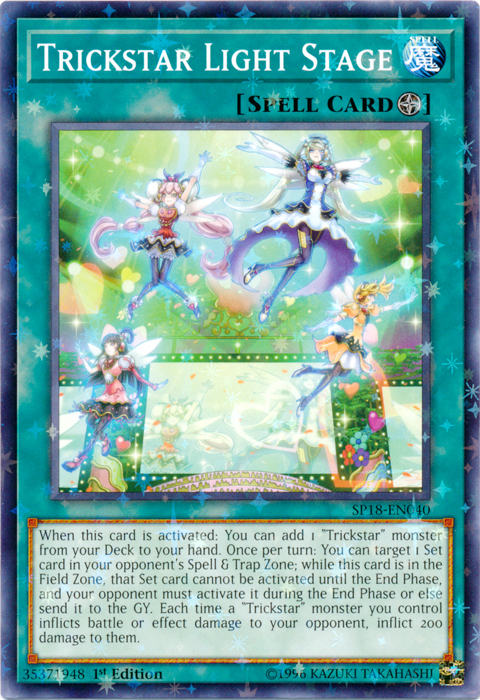 Trickstar Light Stage [SP18-EN040] Starfoil Rare | Good Games Adelaide SA