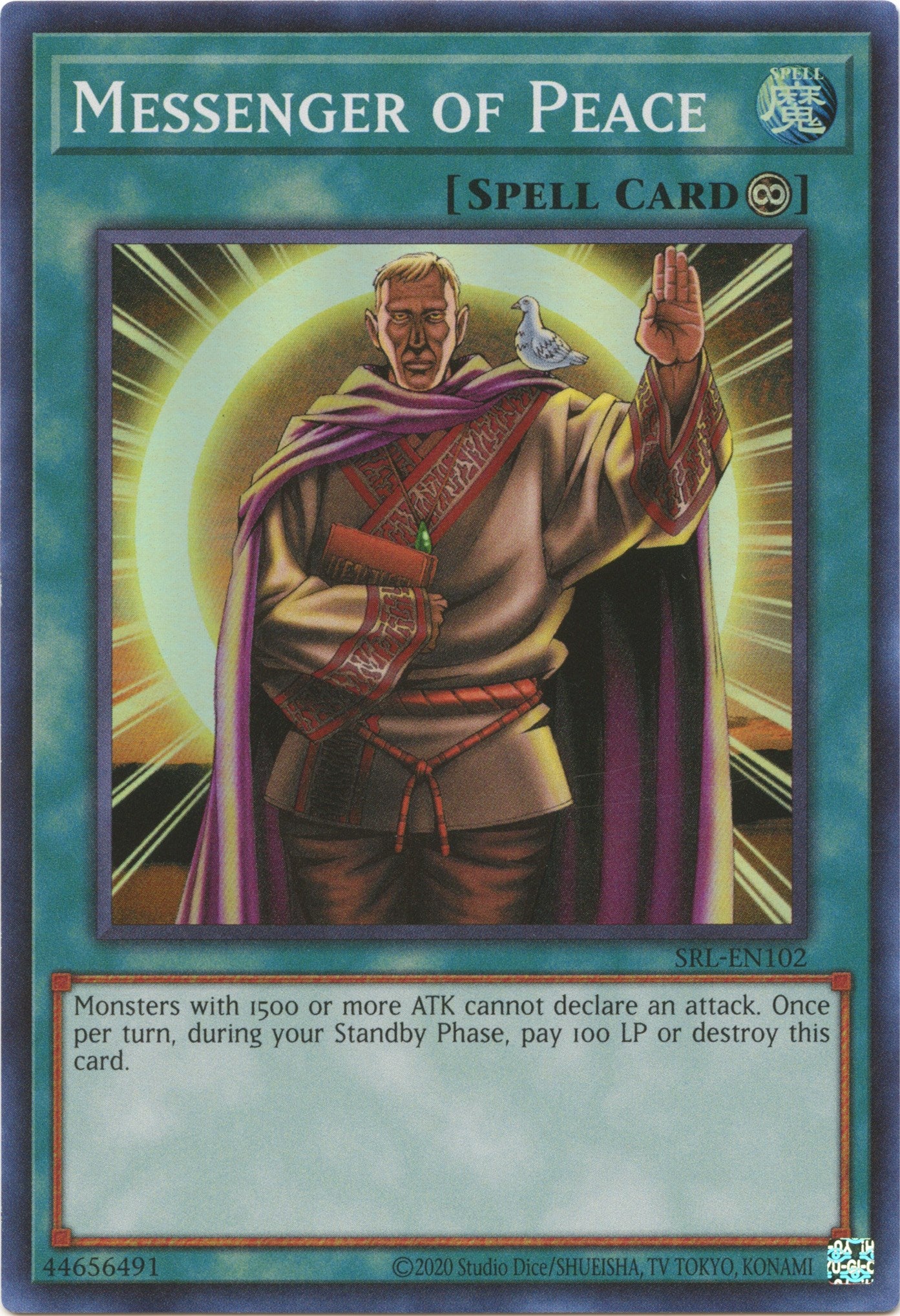 Messenger of Peace (25th Anniversary) [SRL-EN102] Super Rare | Good Games Adelaide SA