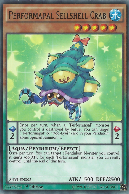 Performapal Sellshell Crab [SHVI-EN002] Common | Good Games Adelaide SA