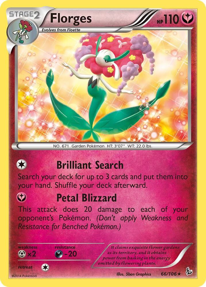 Florges 66/106 (XY - Flashfire)  - Holofoil | Good Games Adelaide SA
