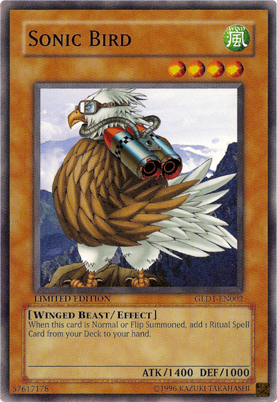 Sonic Bird [GLD1-EN002] Common | Good Games Adelaide SA