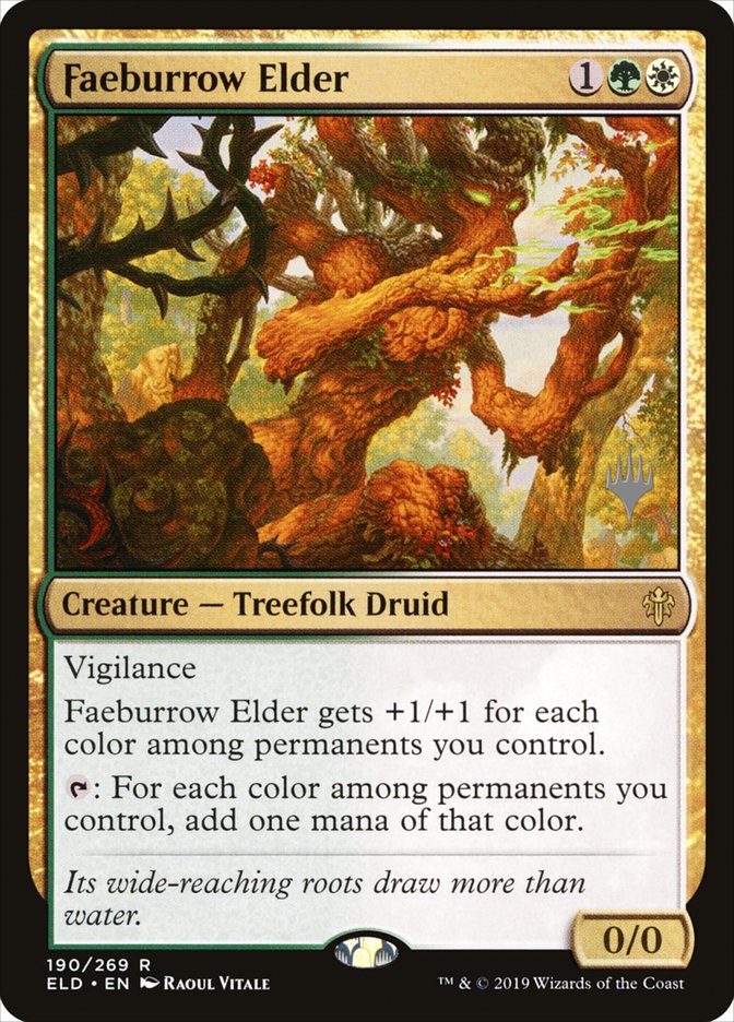Faeburrow Elder (Promo Pack) [Throne of Eldraine Promos] | Good Games Adelaide SA