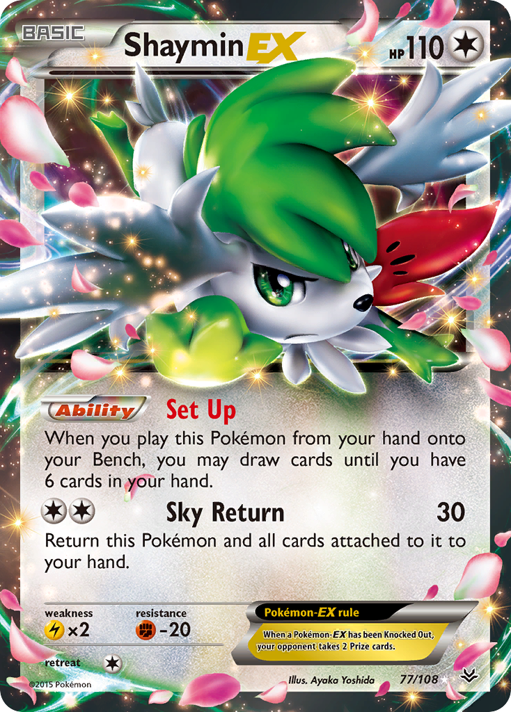 Shaymin EX (77/108) [XY: Roaring Skies] | Good Games Adelaide SA
