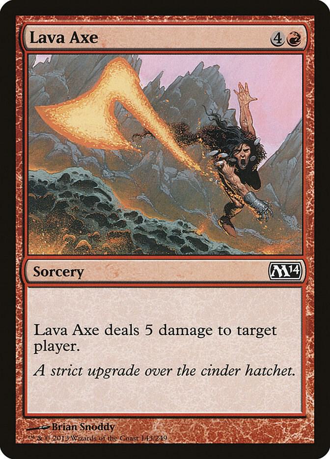 Lava Axe 143 (Magic 2014 (M14))  - Foil | Good Games Adelaide SA