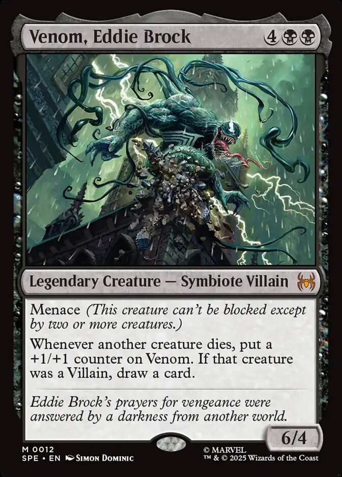 Venom, Eddie Brock 12 ()  - Foil | Good Games Adelaide SA