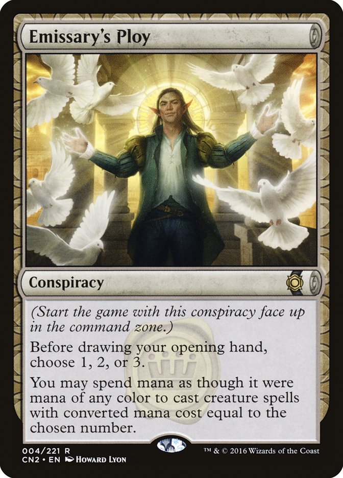 Emissary's Ploy 4 (Conspiracy: Take the Crown)  - Foil | Good Games Adelaide SA
