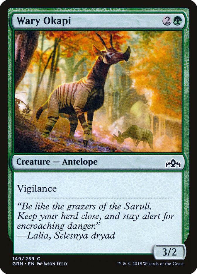 Wary Okapi 149 (Guilds of Ravnica)  | Good Games Adelaide SA