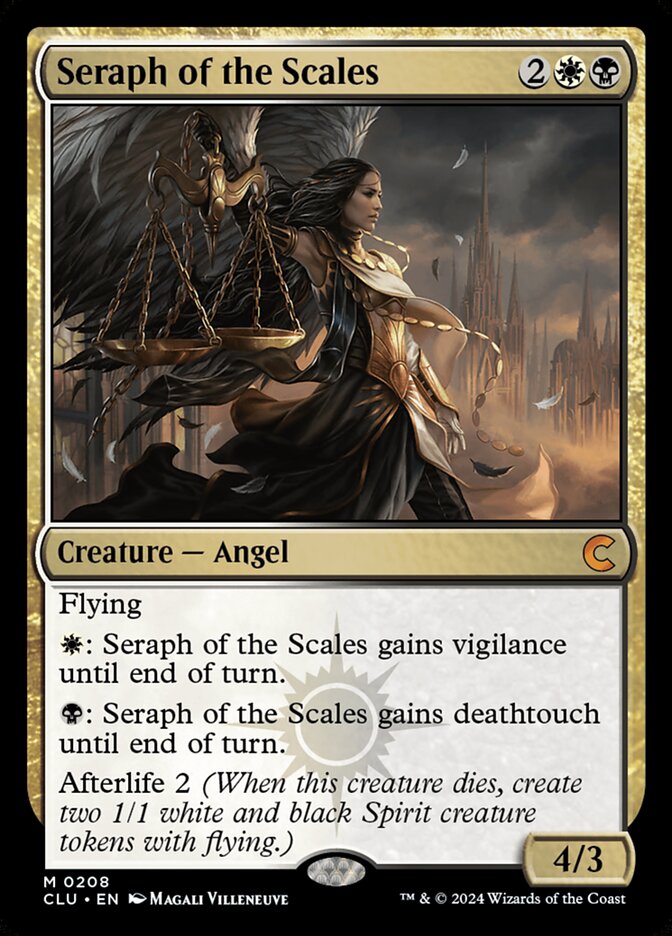 Seraph of the Scales 208 (Ravnica: Clue Edition)  | Good Games Adelaide SA