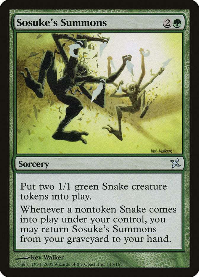Sosuke's Summons 145 (Betrayers of Kamigawa)  - Foil | Good Games Adelaide SA
