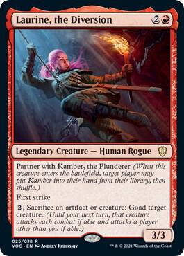 Laurine the Diversion 25 (Commander: Innistrad: Crimson Vow)  | Good Games Adelaide SA