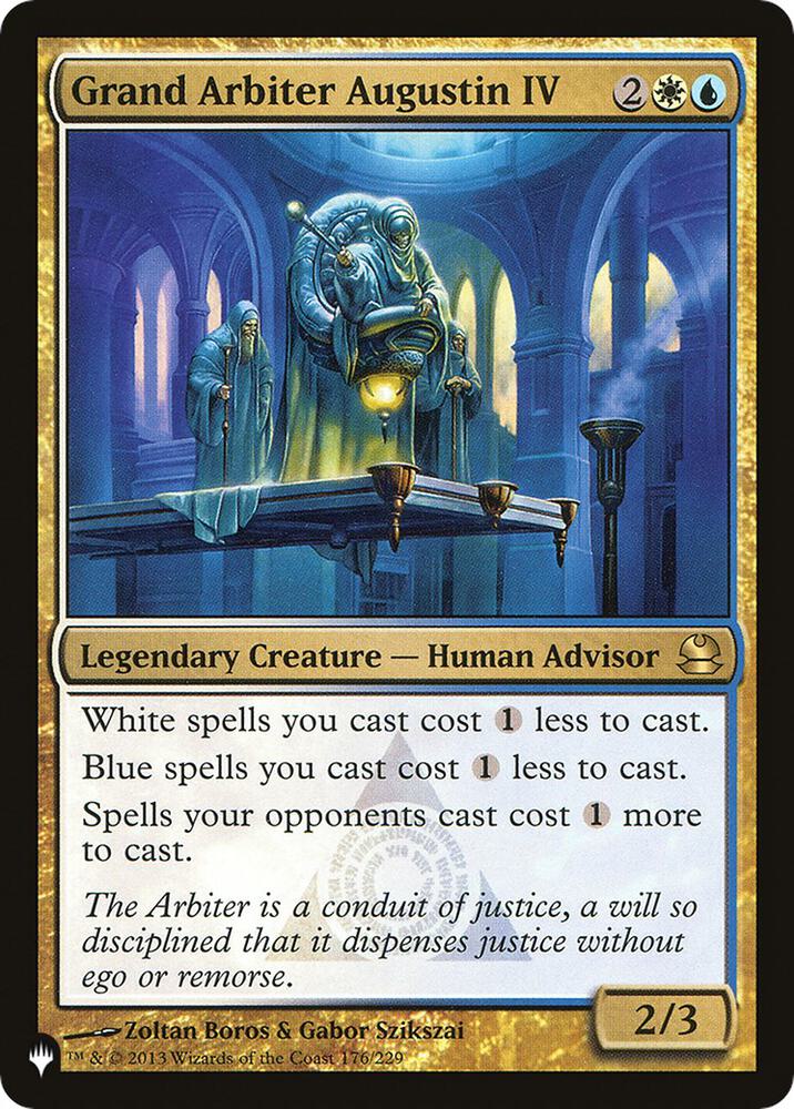 Grand Arbiter Augustin IV 176/229 (The List Reprints)  | Good Games Adelaide SA