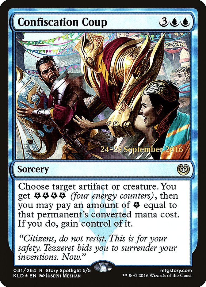 Confiscation Coup [Kaladesh Promos] | Good Games Adelaide SA