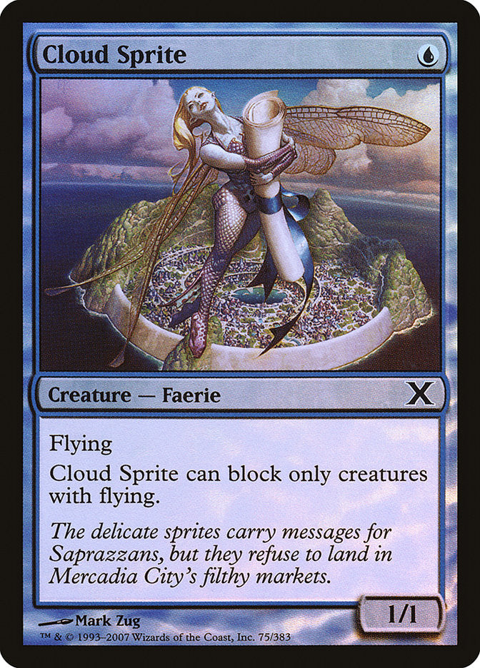 Cloud Sprite (Premium Foil) [Tenth Edition] | Good Games Adelaide SA