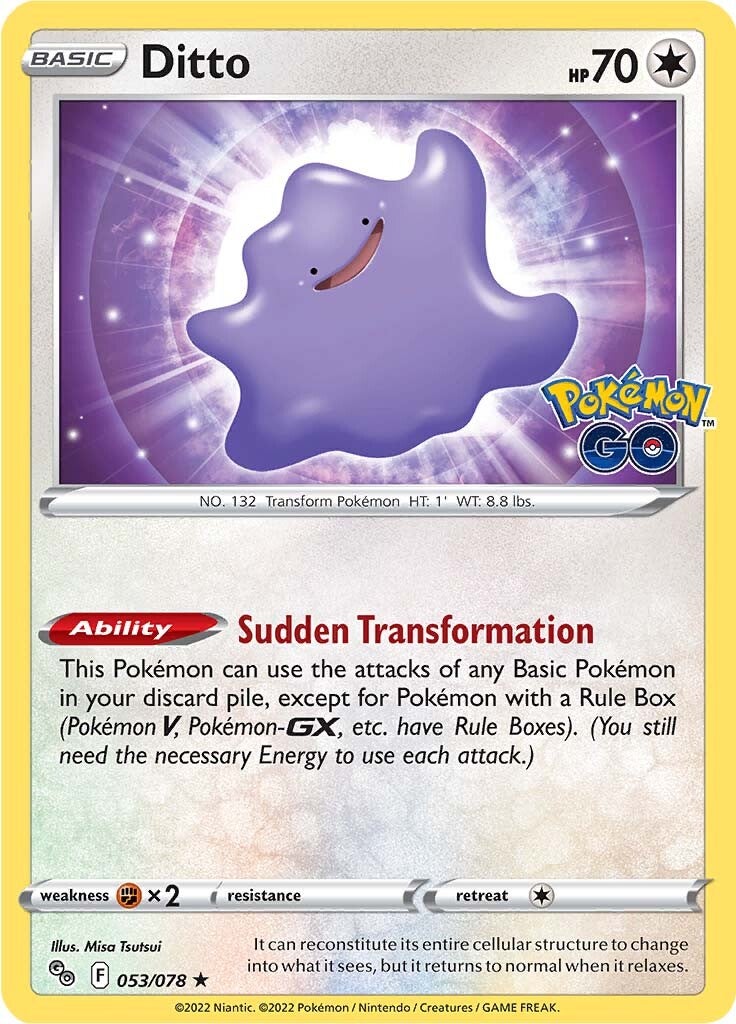 Ditto (053/078) [Pokémon GO] | Good Games Adelaide SA
