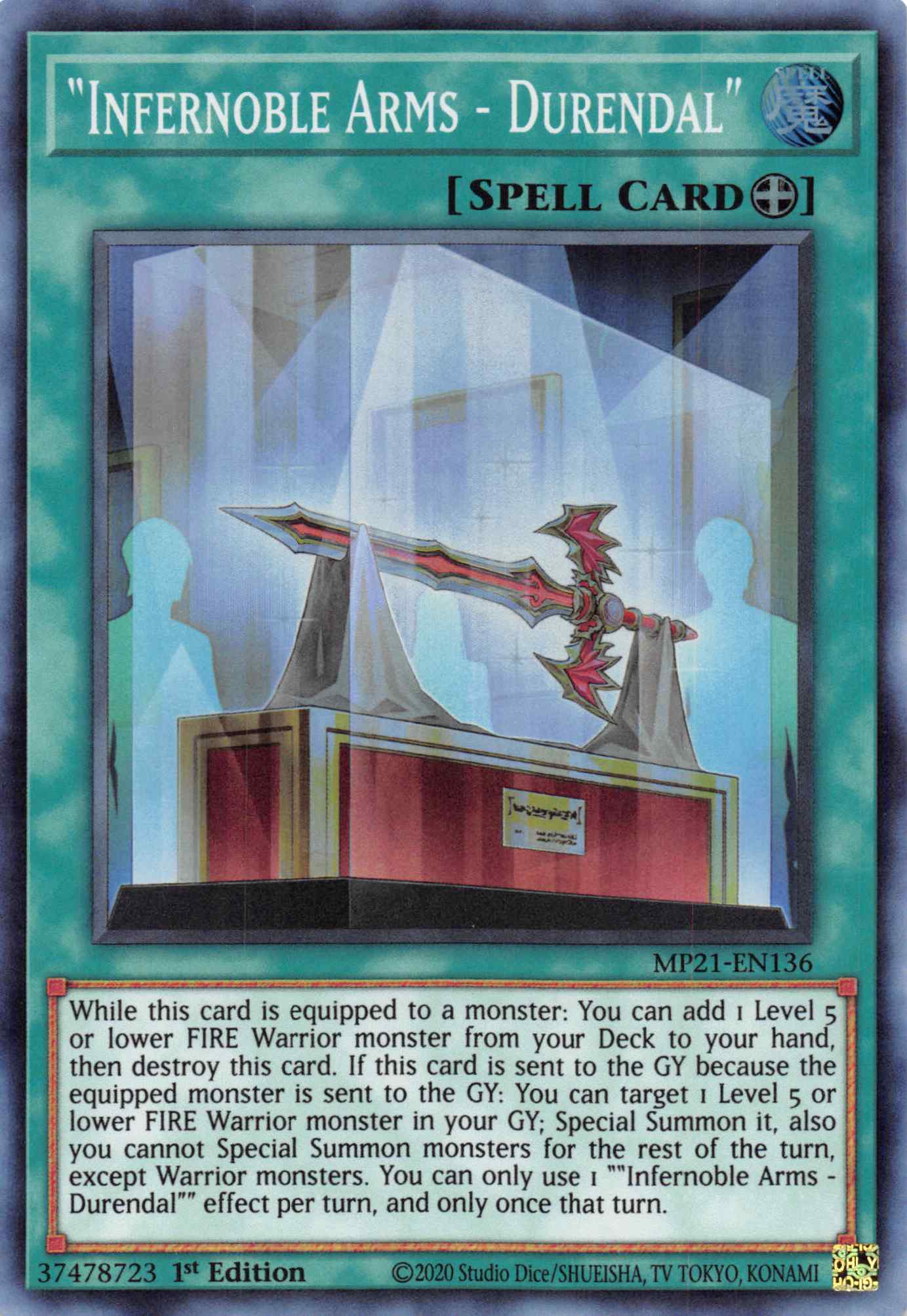 Infernoble Arms - Durendal [MP21-EN136] Super Rare | Good Games Adelaide SA