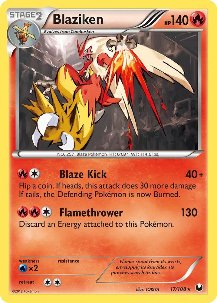 Blaziken 17/108 (Dark Explorers)  - Holofoil | Good Games Adelaide SA