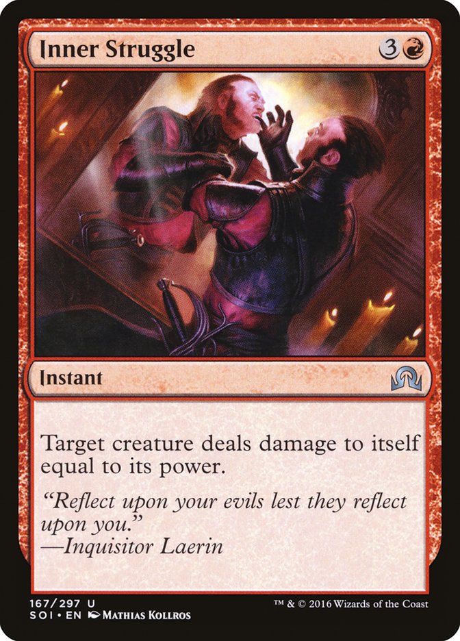 Inner Struggle 167 (Shadows over Innistrad)  - Foil | Good Games Adelaide SA