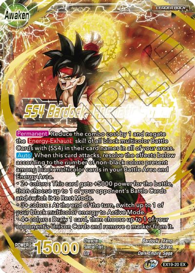 Bardock // SS4 Bardock, Prismatic Striker (EX19-20) [Special Anniversary Set 2021] | Good Games Adelaide SA