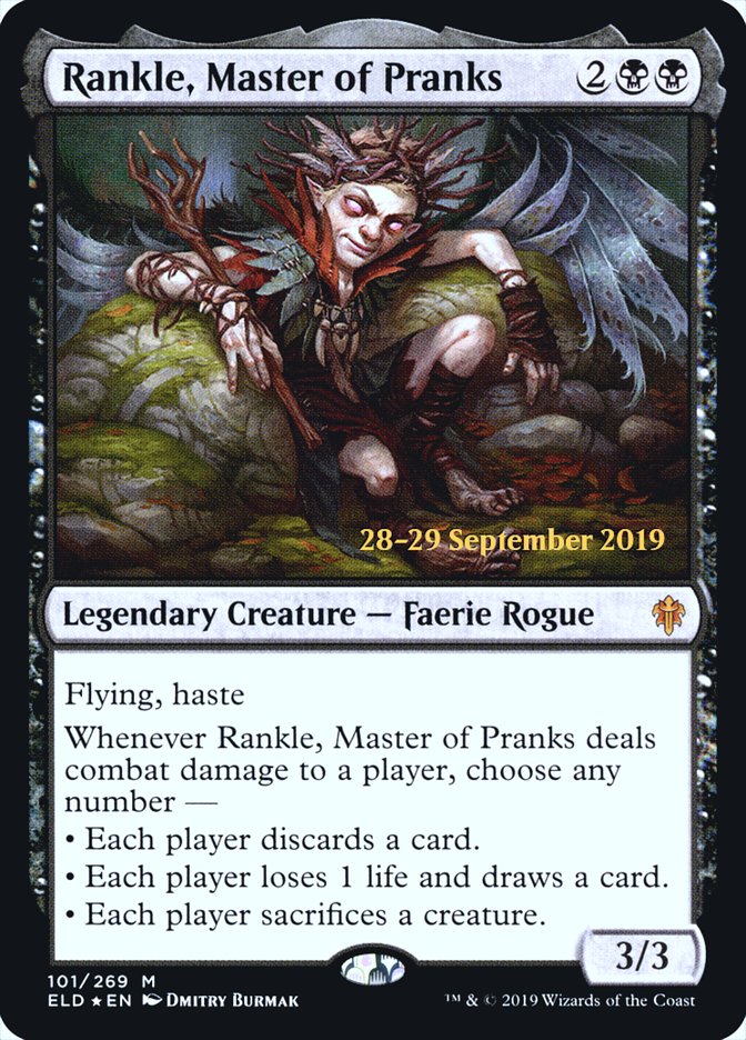 Rankle, Master of Pranks  [Throne of Eldraine Prerelease Promos] | Good Games Adelaide SA