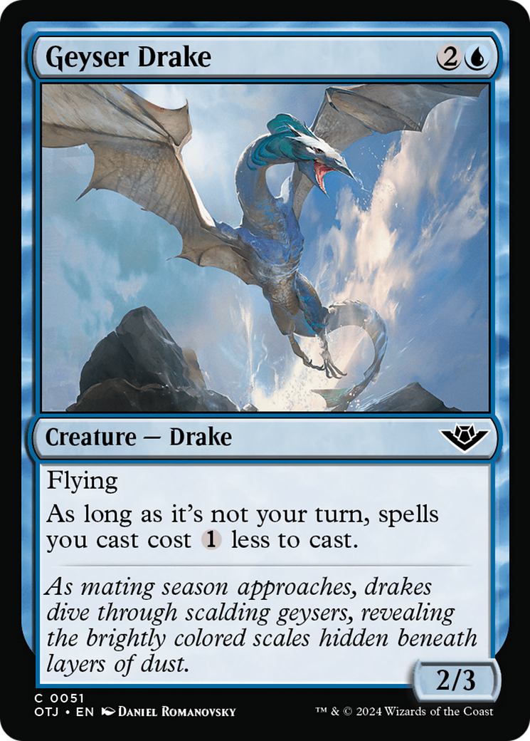 Geyser Drake [Outlaws of Thunder Junction] | Good Games Adelaide SA