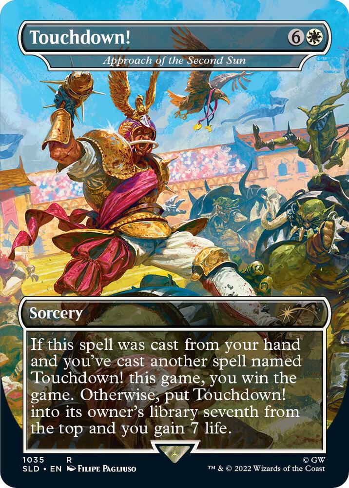 Touchdown Approach of the Second Sun Borderless 1035 (Secret Lair Drop Series)  - Foil | Good Games Adelaide SA
