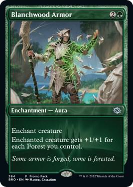 Blanchwood Armor 384 (Promo Pack: The Brothers' War)  - Foil | Good Games Adelaide SA