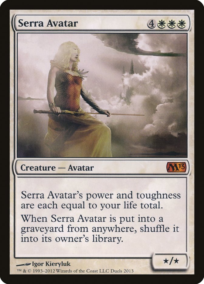 Serra Avatar [Duels of the Planeswalkers Promos 2012] | Good Games Adelaide SA