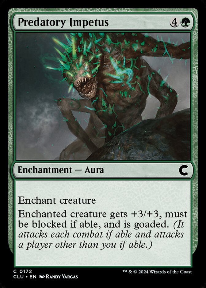 Predatory Impetus 172 (Ravnica: Clue Edition)  | Good Games Adelaide SA