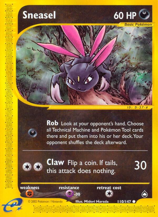 Sneasel 110/147 (Aquapolis)  | Good Games Adelaide SA
