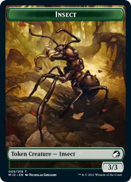 Insect Token 9 (Innistrad: Midnight Hunt)  | Good Games Adelaide SA
