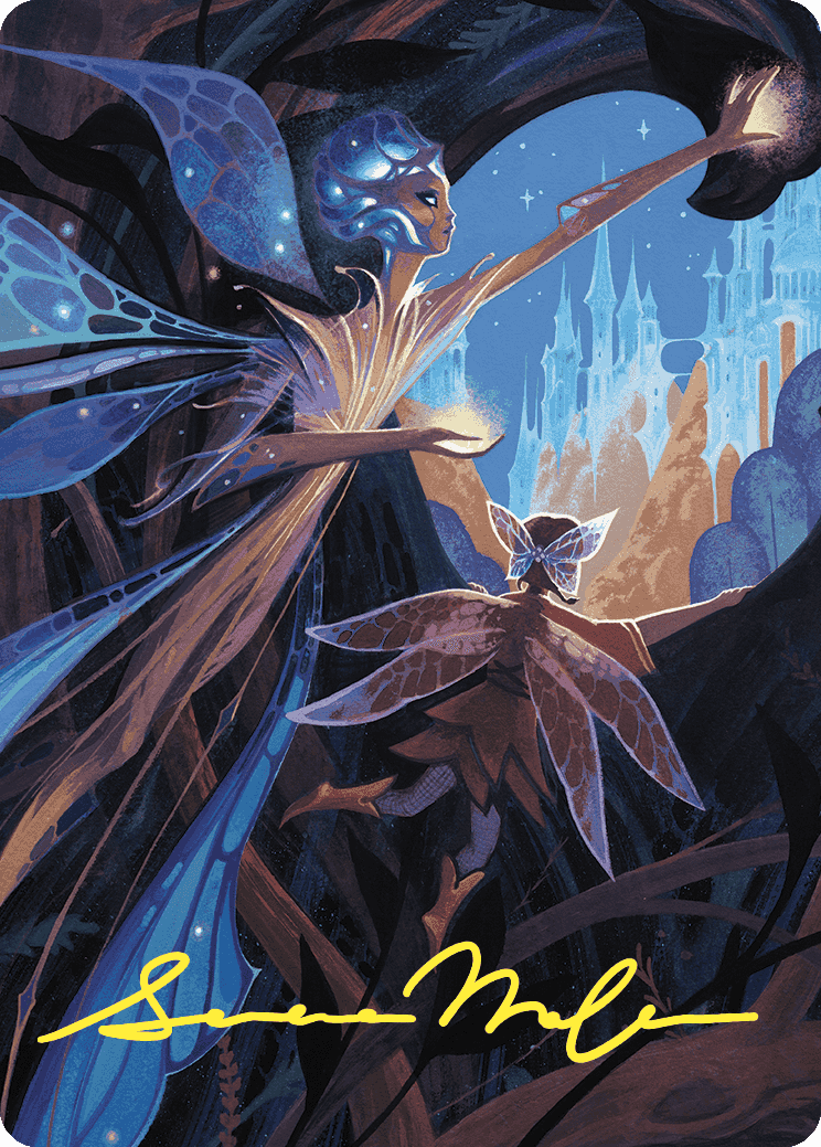 Kindred Discovery Art Card (Gold-Stamped Signature) [Wilds of Eldraine Art Series] | Good Games Adelaide SA