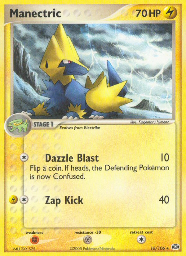 Manectric (16/106) [EX: Emerald] | Good Games Adelaide SA