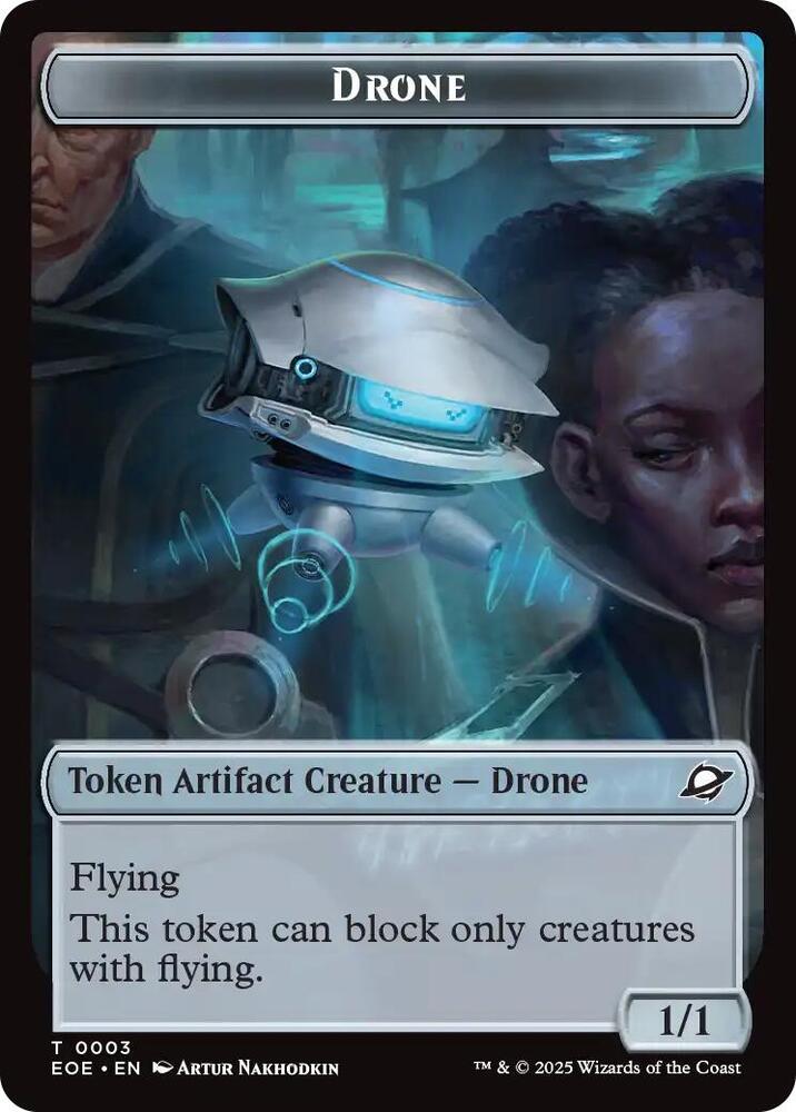 Drone Lander Doubled Sided Token 3 // 6 (Edge of Eternities)  | Good Games Adelaide SA