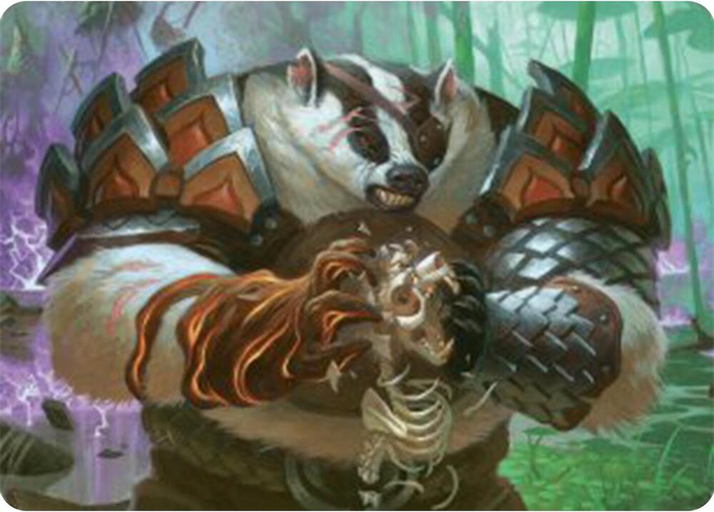 Hugs Grisly Guardian Art Card 27 (Art Series: Bloomburrow)  | Good Games Adelaide SA