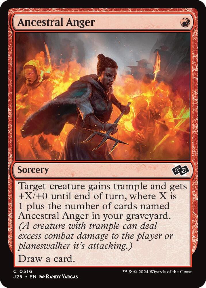 Ancestral Anger 516 (Foundations Jumpstart)  | Good Games Adelaide SA
