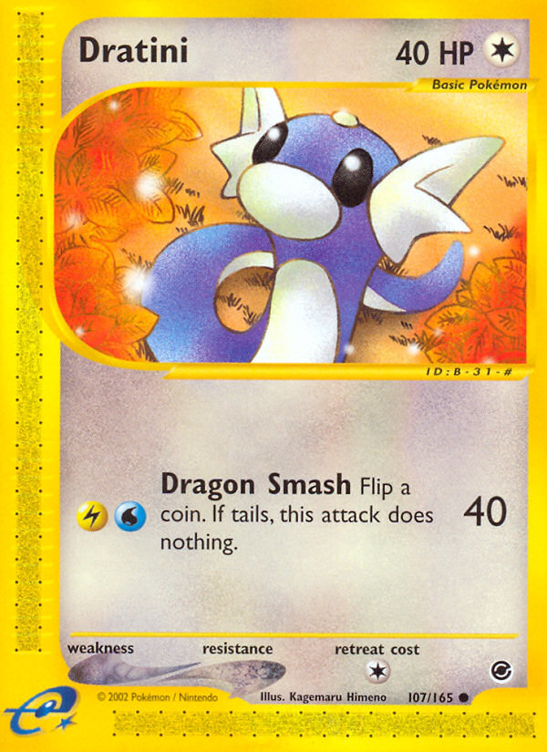 Dratini (107/165) [Expedition: Base Set] | Good Games Adelaide SA