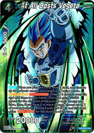 At All Costs Vegeta [BT4-030] | Good Games Adelaide SA